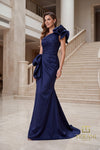 One-Shoulder Long Evening Dress - 262E7132