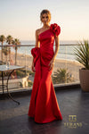 One-Shoulder Long Evening Dress - 262E7132