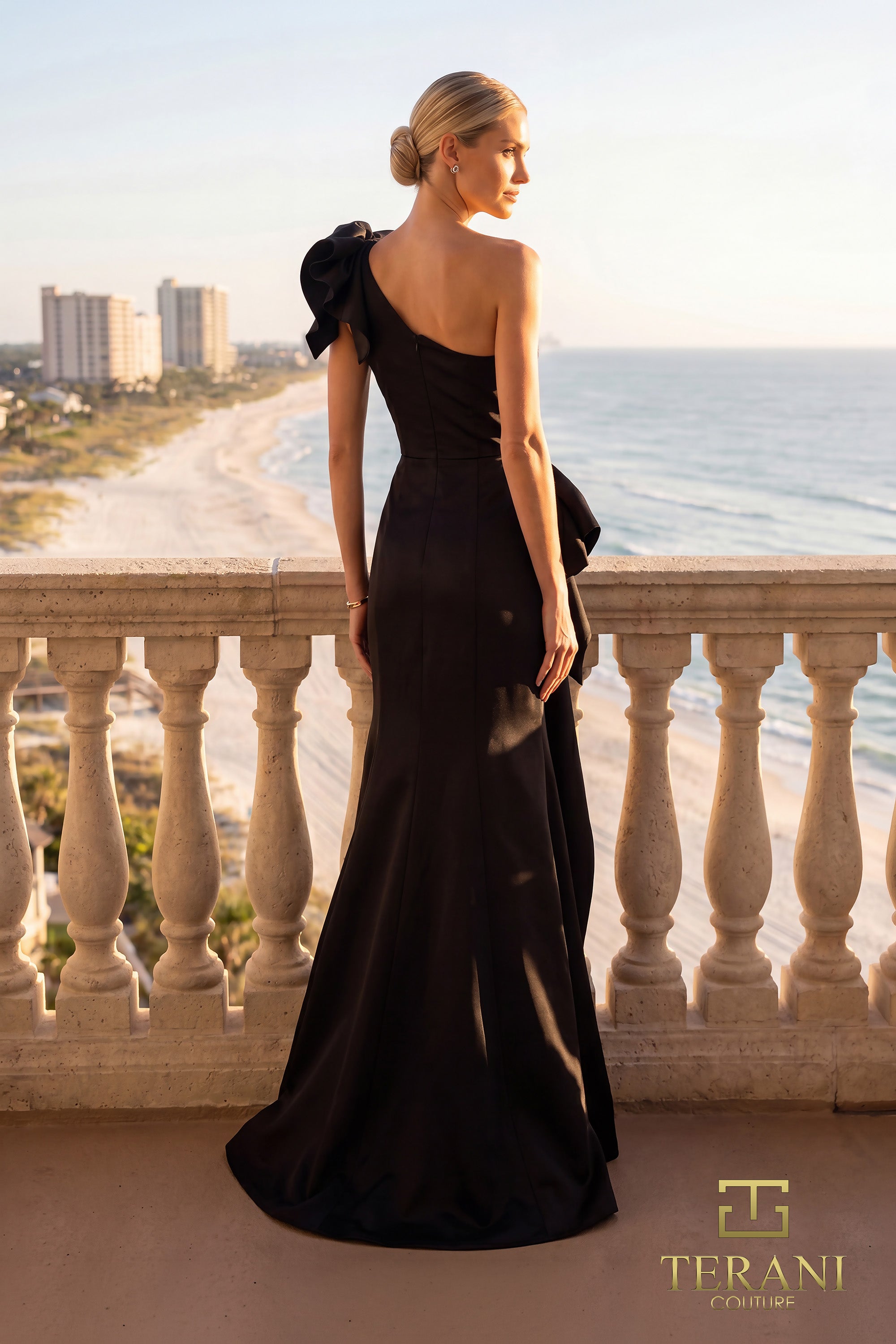 One-Shoulder Long Evening Dress - 262E7132