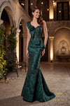 One-Shoulder Long Evening Dress - 262E7136