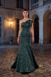 One-Shoulder Long Evening Dress - 262E7137