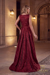 V-Neck Long Evening Dress - 262E7138