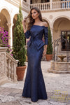 Off-Shoulder Long Evening Dress - 262E7149