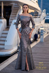 Off-Shoulder Long Evening Dress - 262E7149