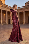 One-Shoulder Long Evening Dress - 262E7376