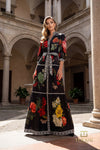 V-Neck Long Evening Dress - 262E7508