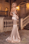 V-Neck Long Evening Dress - 262E7518