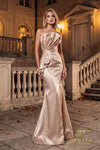 V-Neck Long Evening Dress - 262E7518