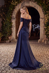 Off-Shoulder Long Evening Dress - 262E7535