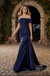 Off-Shoulder Long Evening Dress - 262E7535