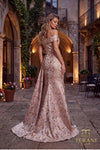 Off-Shoulder Long Evening Dress - 262E7537