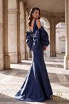 Square Neck Long Mother of the Bride Dress - 262M7253