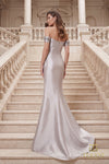 Off-Shoulder Long Mother of the Bride Dress - 262M7254