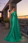 One-Shoulder Long Mother of the Bride Dress - 262M7275