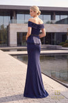Off-Shoulder Long Mother of the Bride Dress - 262M7279