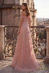 Off-Shoulder Long Mother of the Bride Dress - 262M7280
