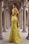 Off-Shoulder Long Mother of the Bride Dress - 262M7298