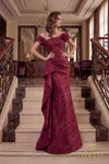 Off-Shoulder Long Mother of the Bride Dress - 262M7298