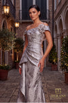 Off-Shoulder Long Mother of the Bride Dress - 262M7298