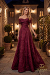 Off-Shoulder Long Mother of the Bride Dress - 262M7299