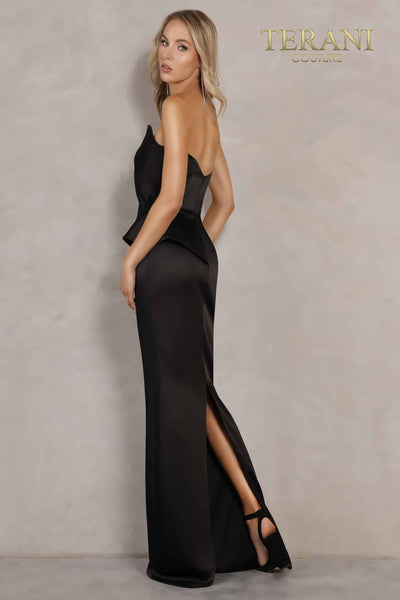 Off-Shoulder Sleeveless Long Gown - 2111P4066