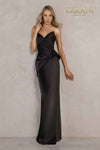 Off-Shoulder Sleeveless Long Gown - 2111P4066