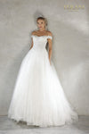 Ivory Off Shoulder Sweetheart Wedding Dress - 2215P0034