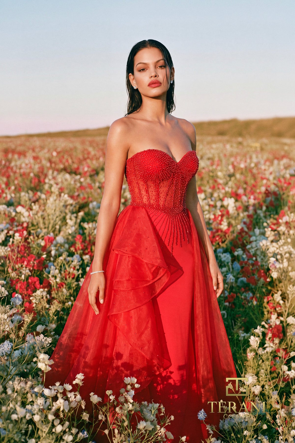 Terani Couture 271P8022 Red