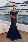 Terani Couture 271E8308 Navy