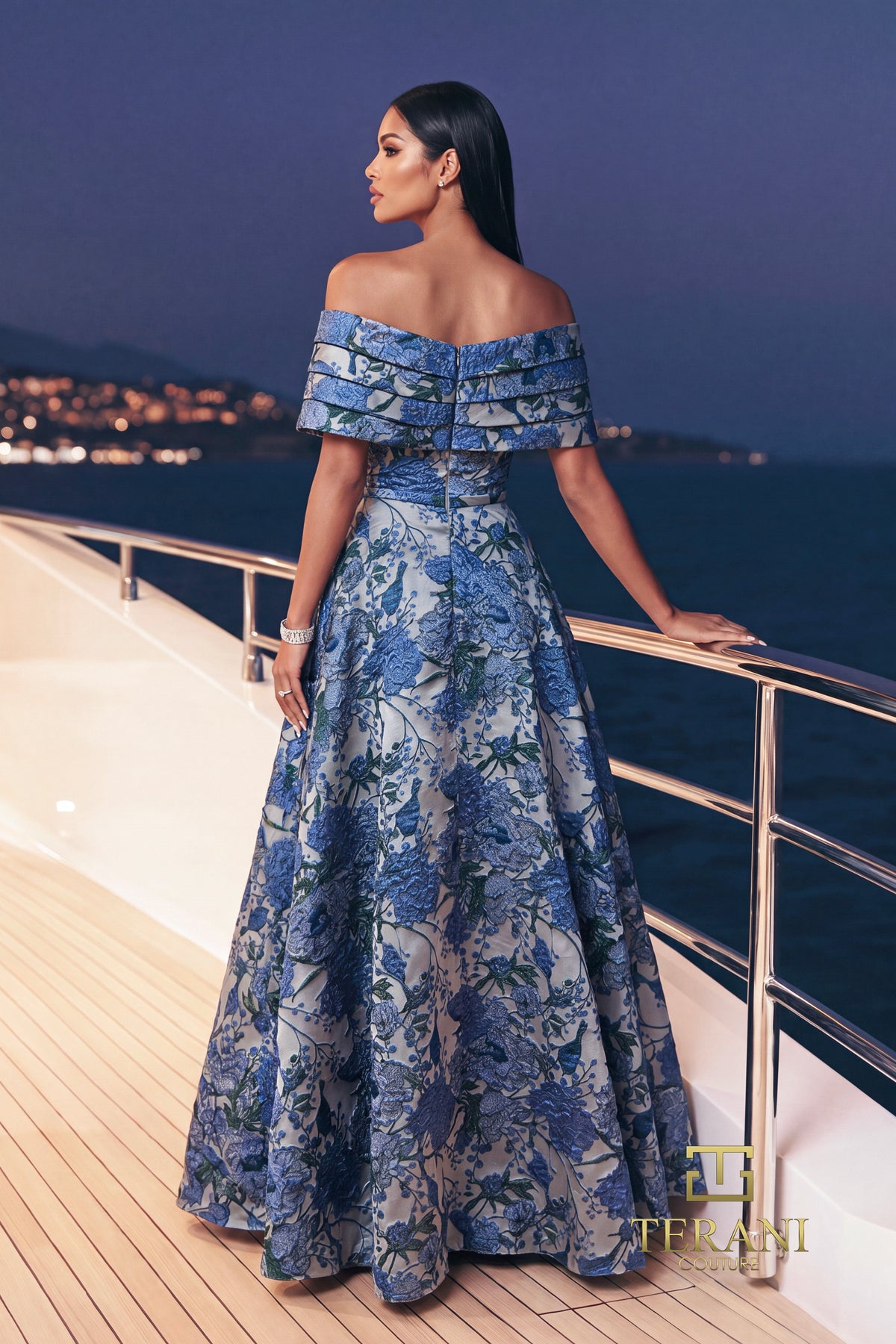 Terani Couture 271M8186 Blue additional view