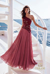 Terani Couture 271E8145 Wine Mauve