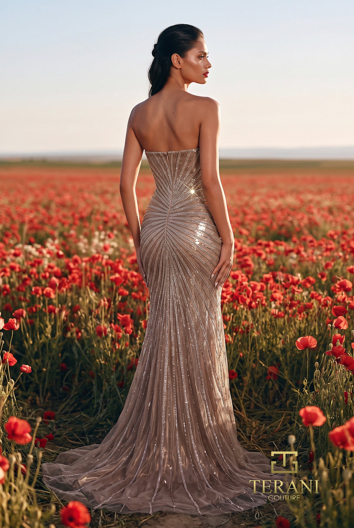 Terani Couture 271P8126 Coffee additional view