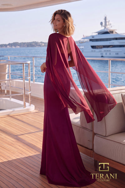 Terani Couture 271M8427 Wine