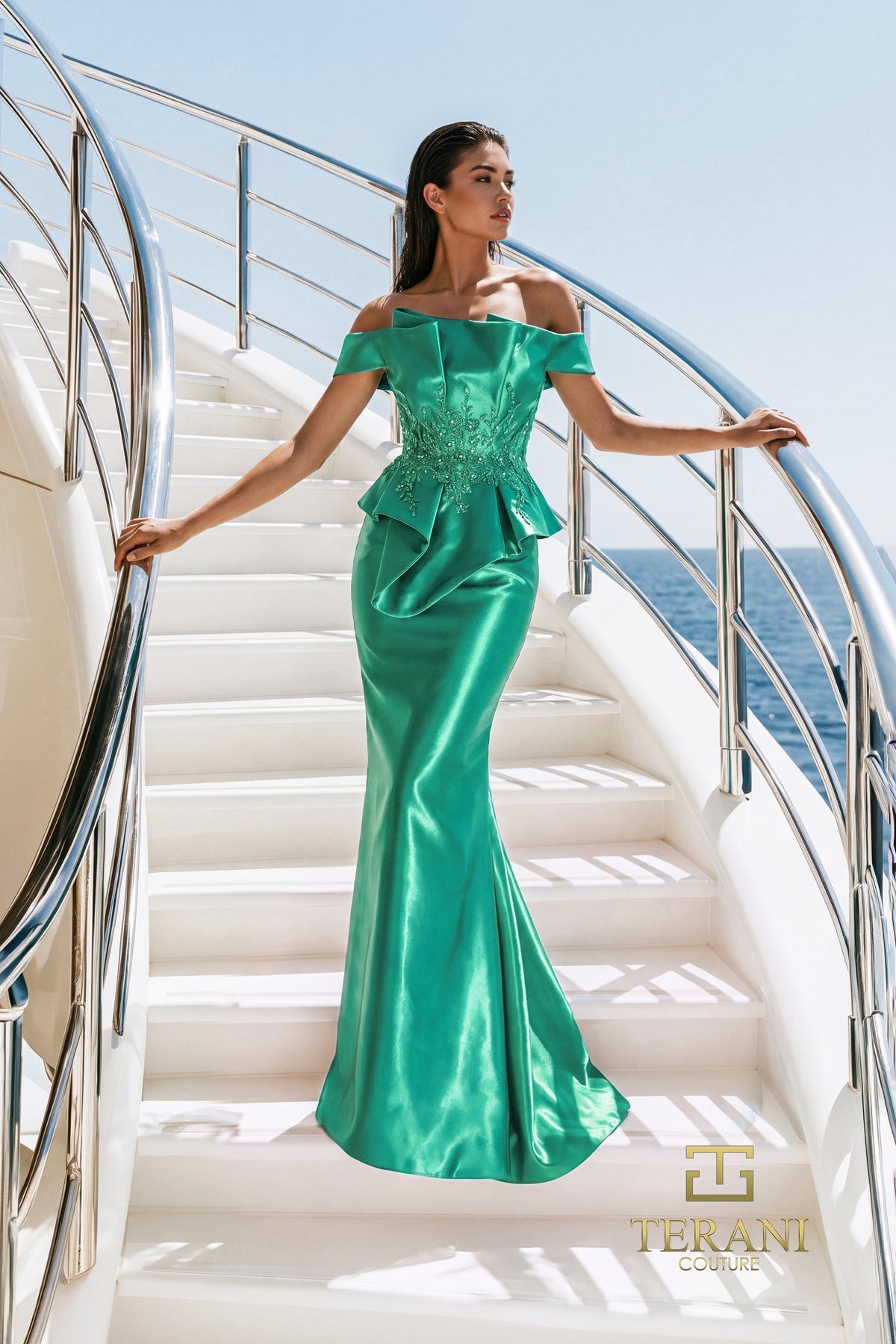 Terani Couture 271E7386 Green