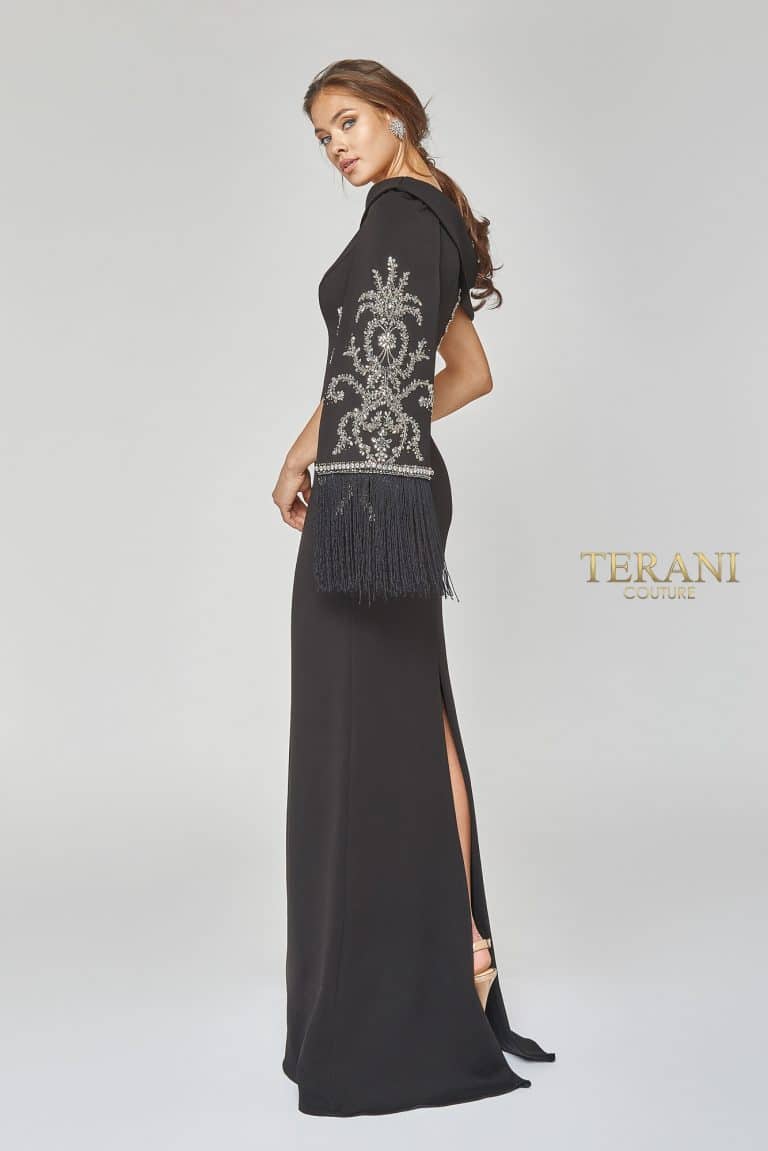 Elegant Asymmetrical off Shoulder Evening Gown - 1921e0169