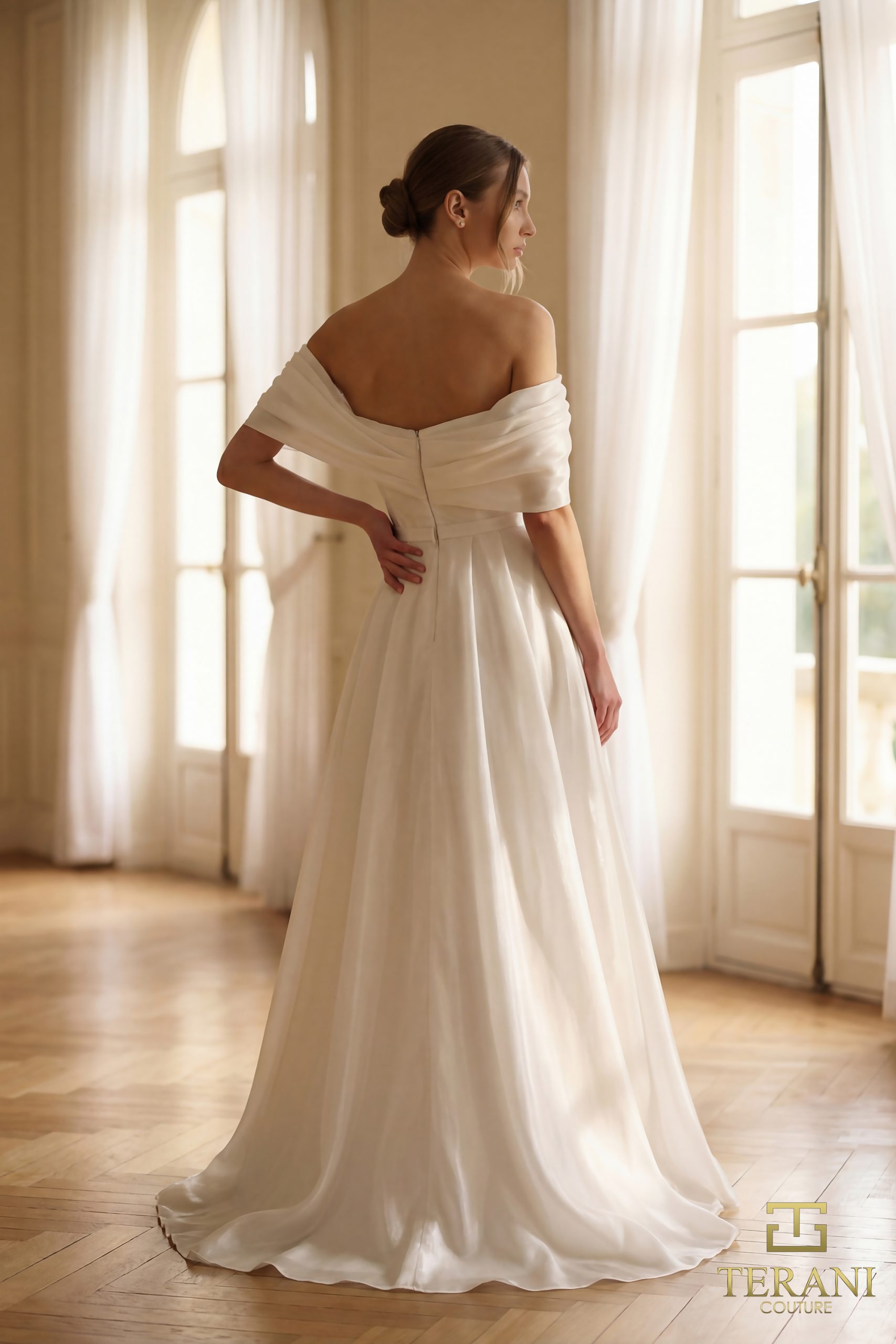 251M4044- S-line Off The Shoulder Front