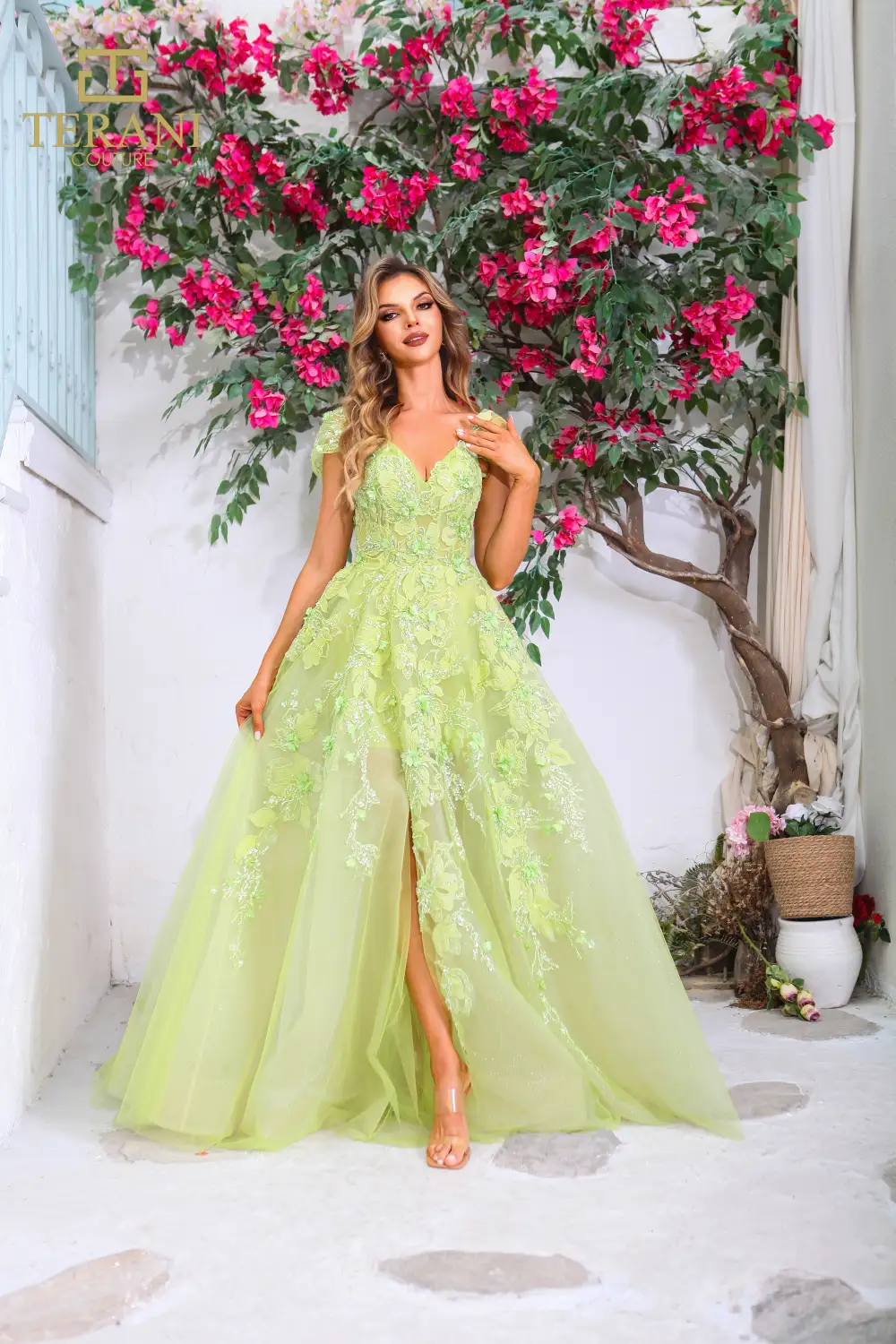 251P4533 Sweetheart Organza Long Prom Ballgown