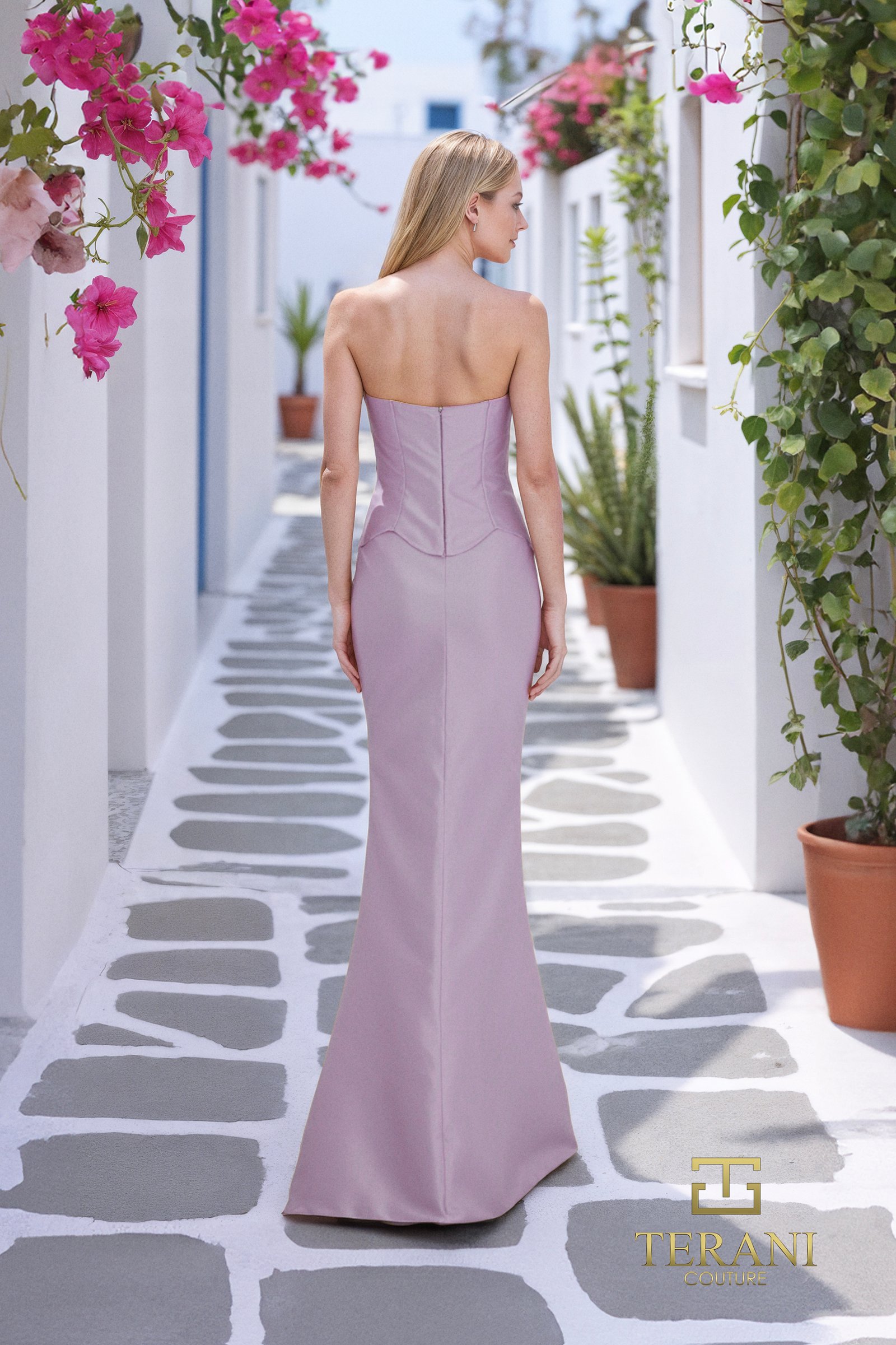 Sweetheart Mikado Sheath Gown – 261E6292