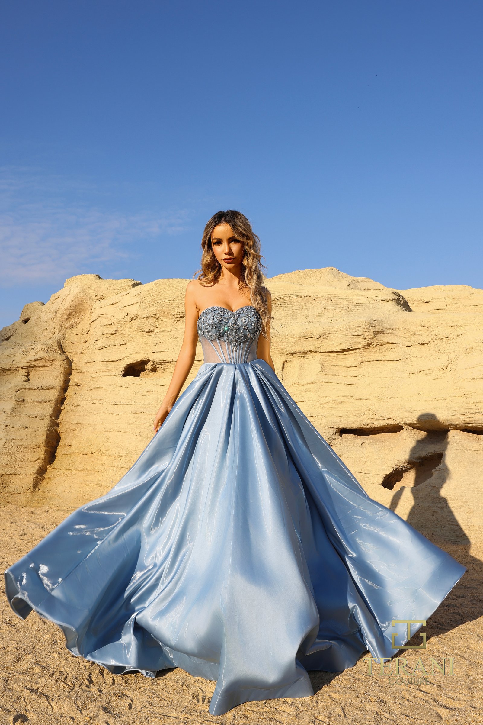 Sweetheart Satin A-Line Gown – 261P6608