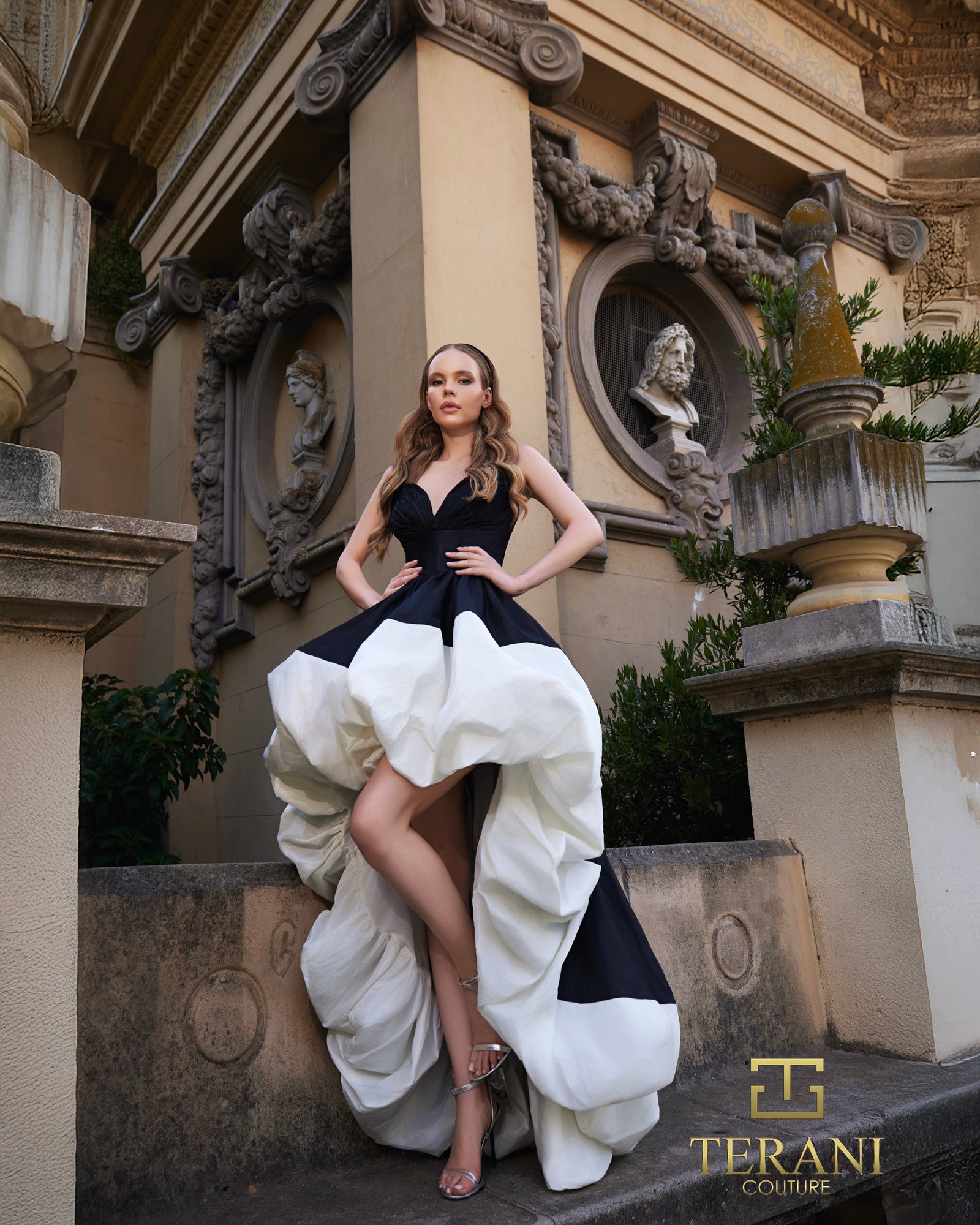 Sweetheart Tafetta High-Low Ballgown - 261P6710