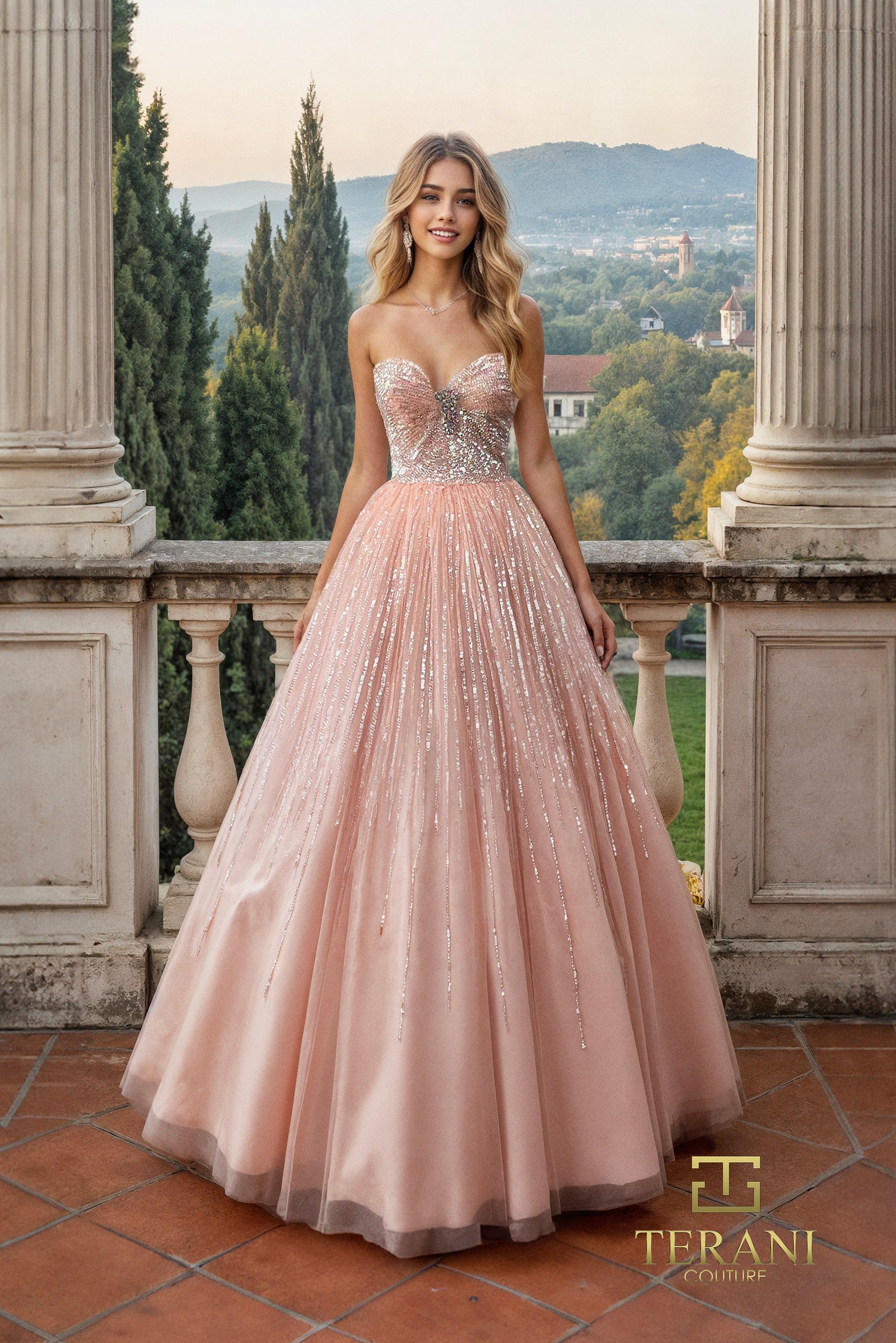 Sweetheart Beaded Tulle Ballgown - 261P6737