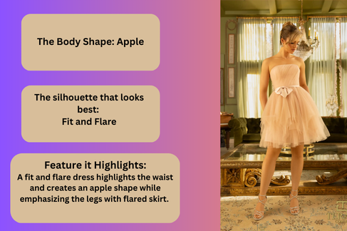 Apple Shaped Trendy Dress