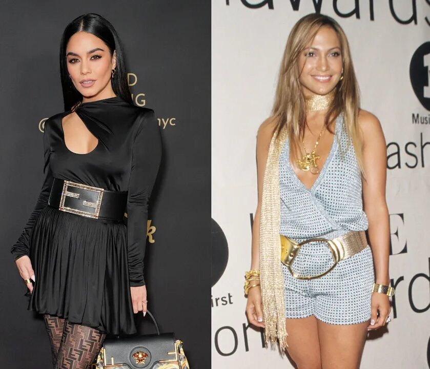 Celebs wearing Wide Belts