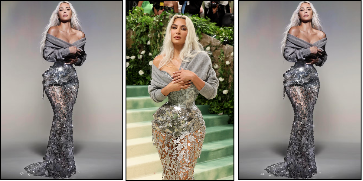 Kim Khanarshan look from Met-Gala 2024