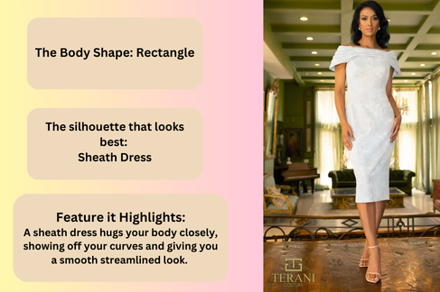 Rectangle shape Stunning Dress