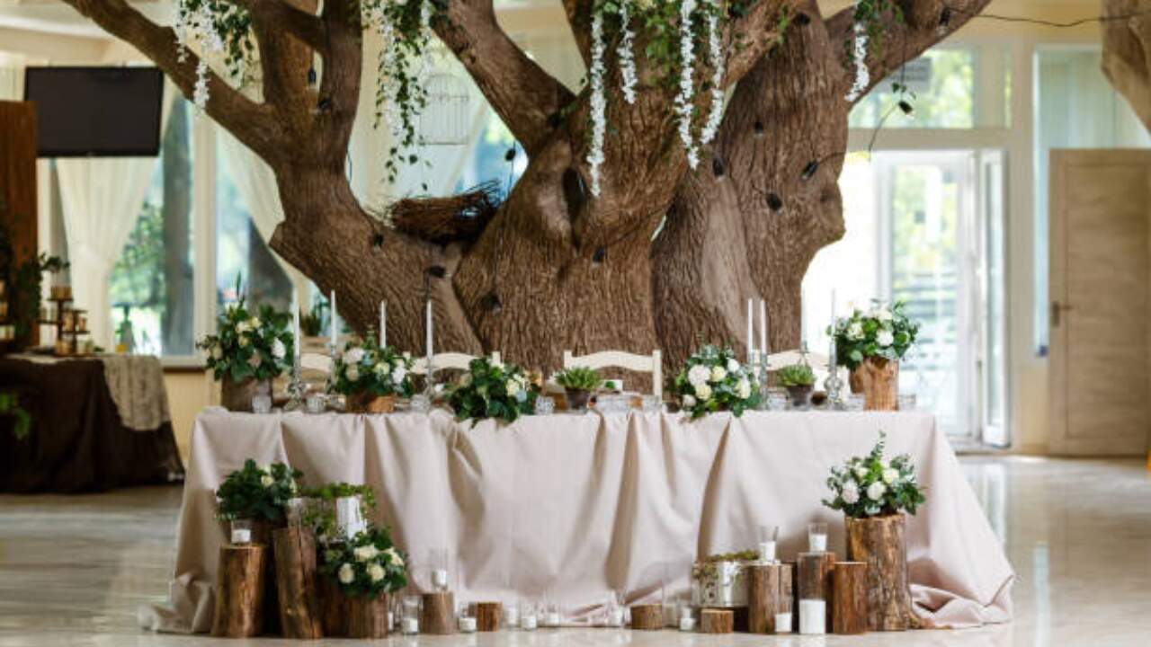 Rustic wedding with cozy touches