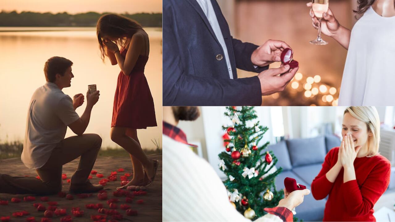 Seasonal wedding proposal idea