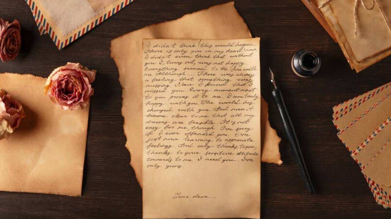 Special handwritten letter for MOB presents